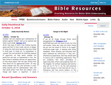 Tablet Screenshot of bibleresources.info